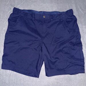 Duluth Trading On The Fly Women’s Stretch Nylon Shorts Navy Size 18